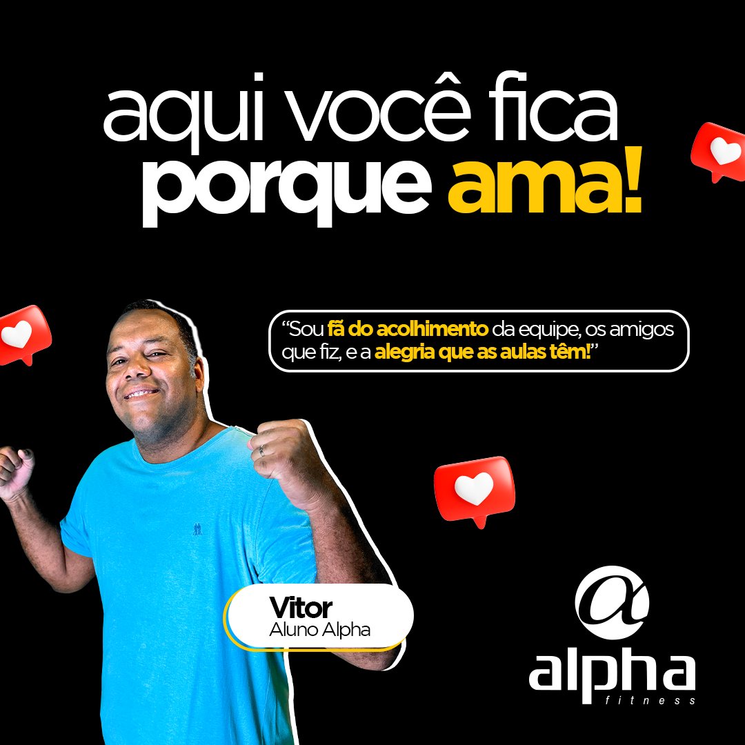 Aqui você fica porque ama!