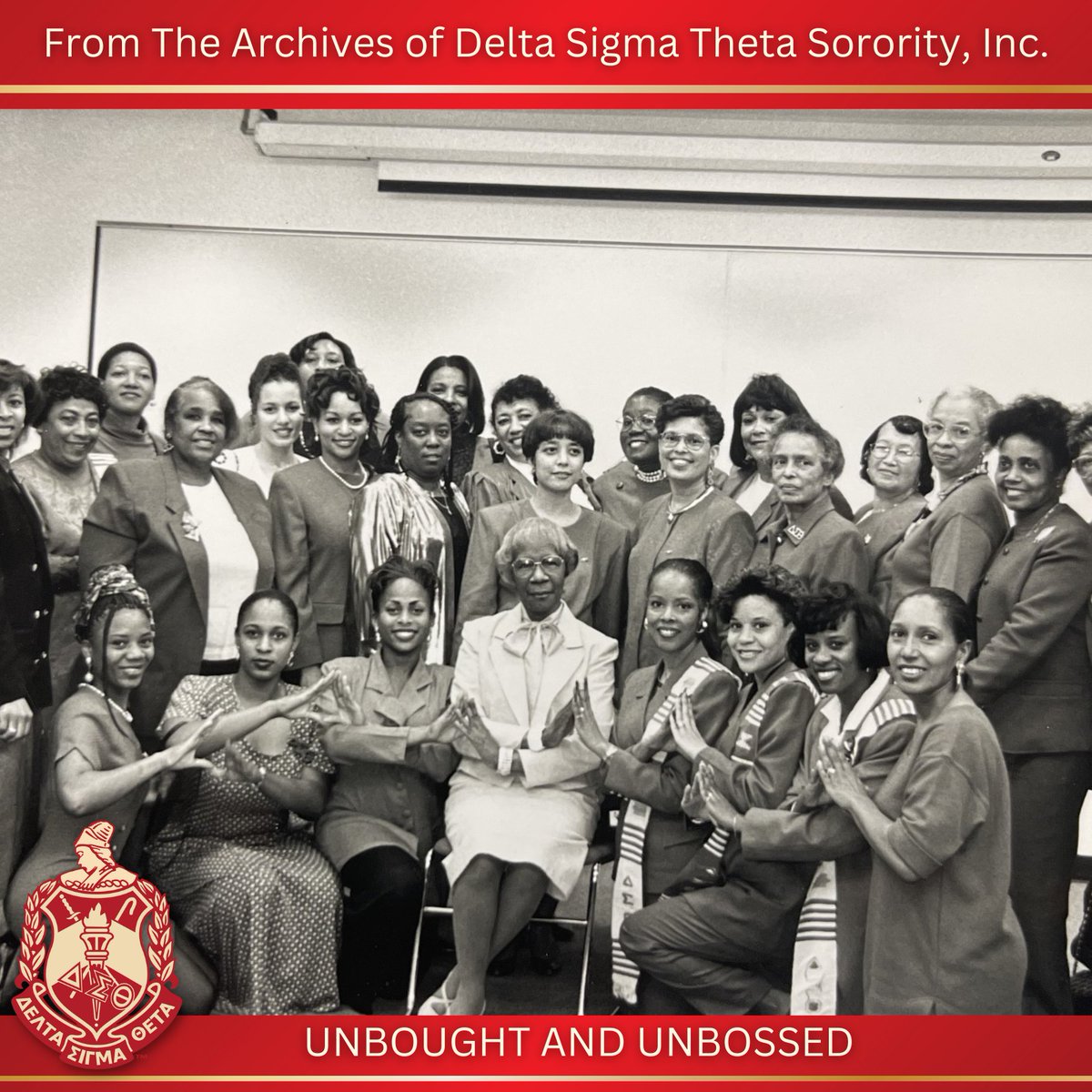 Today we celebrate the life of our unbought and unbossed soror, Congresswoman Shirley Chisholm! #DST1913 #DSTHeritageMoment #DeltaThroughTheDecades