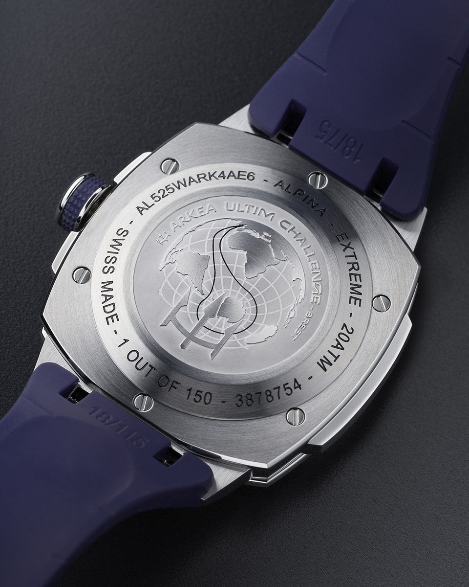 Alpinawatches's tweet photo. Meet the new Seastrong Diver Extreme Automatic Arkea Limited Edition in its silvered dial version, mirroring sea spray.
Learn more: https://t.co/5zptBrCpDH
#SeastrongCollection #DivingWatch #ArkeaUltimeChallengeBrest #Sail https://t.co/9hnTSI9KE1
