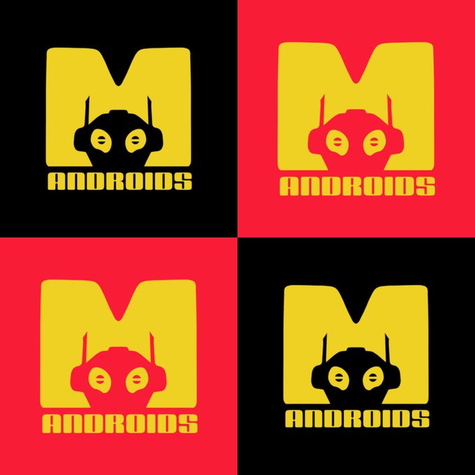 DarknessPixie 🧚‍♀️ - Did some branding for @MadAndroids 🤖 The idea was to create a robotics tech industry logo: - Yellow color represents luxurious golden Mad Lad androids - Font gives a cryptic feel, resembling a barcode from afar but comprehensible up close Works well with @MadLadsNFT color red https://t.co/Ti6QZE8MzF