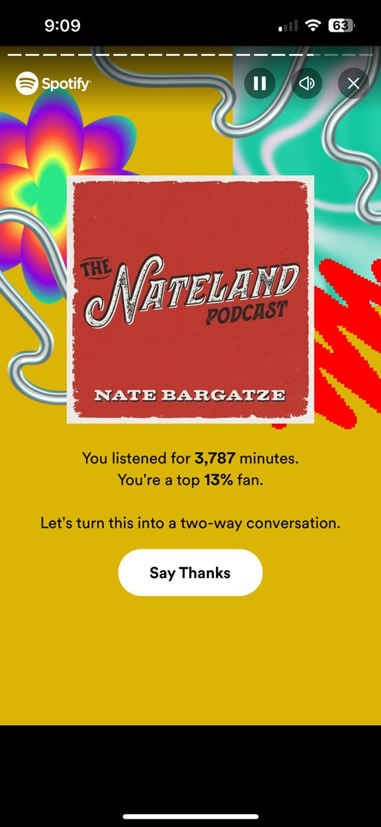 Top 13% isn’t bad! Thanks for all the laughs ⁦⁦@NatelandPodcast⁩!