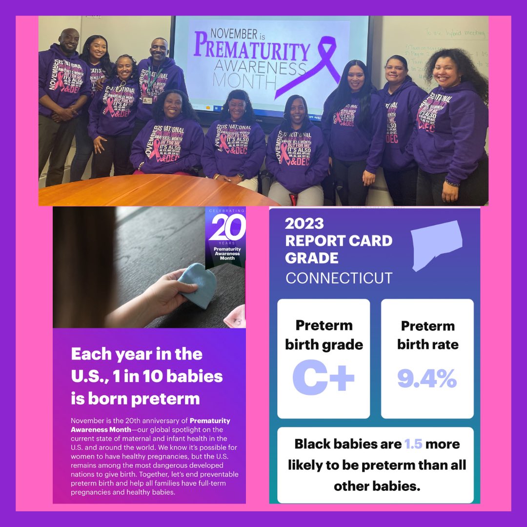 NHHealthyStart's tweet photo. The 2023 March of Dimes Report Card highlights the collective factors that contribute to maternal and infant mortality and morbidity.
#NHHealthyStart #NewHaven #HealthyStart #PrematurityAwarenessMonth #Premature #Infants #babies https://t.co/eXXJMLds60