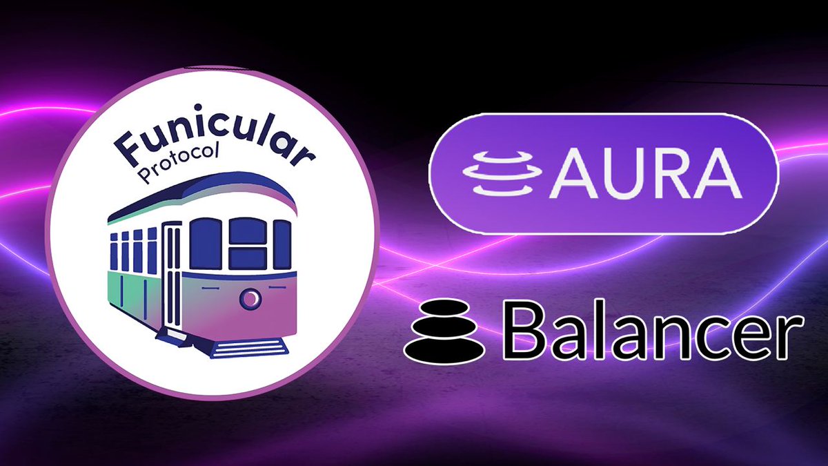 FunicularDAO's tweet image. 📢 Hello Passengers!

Due to $SUSHI reward incentives coming to an end, the Funicular DAO determined to migrate the existing active yield position over to @AuraFinance, which is a protocol built on top of the @Balancer veBAL tokenomics system. 

Details of changes are as follows: