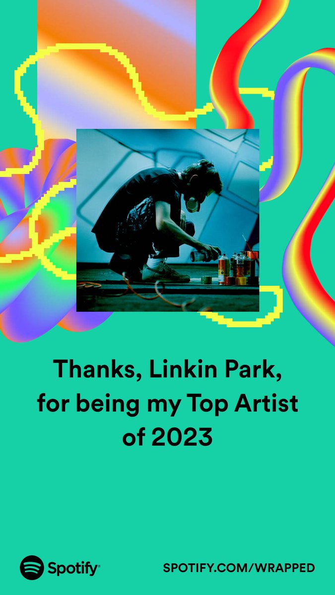 AlHasanSony's tweet photo. Giving thanks to @linkinpark for all the music. This year I couldn’t stop listening to Resolution. #SpotifyWrapped  https://t.co/TNvpwB5bN3 https://t.co/ya5Khkq28Q