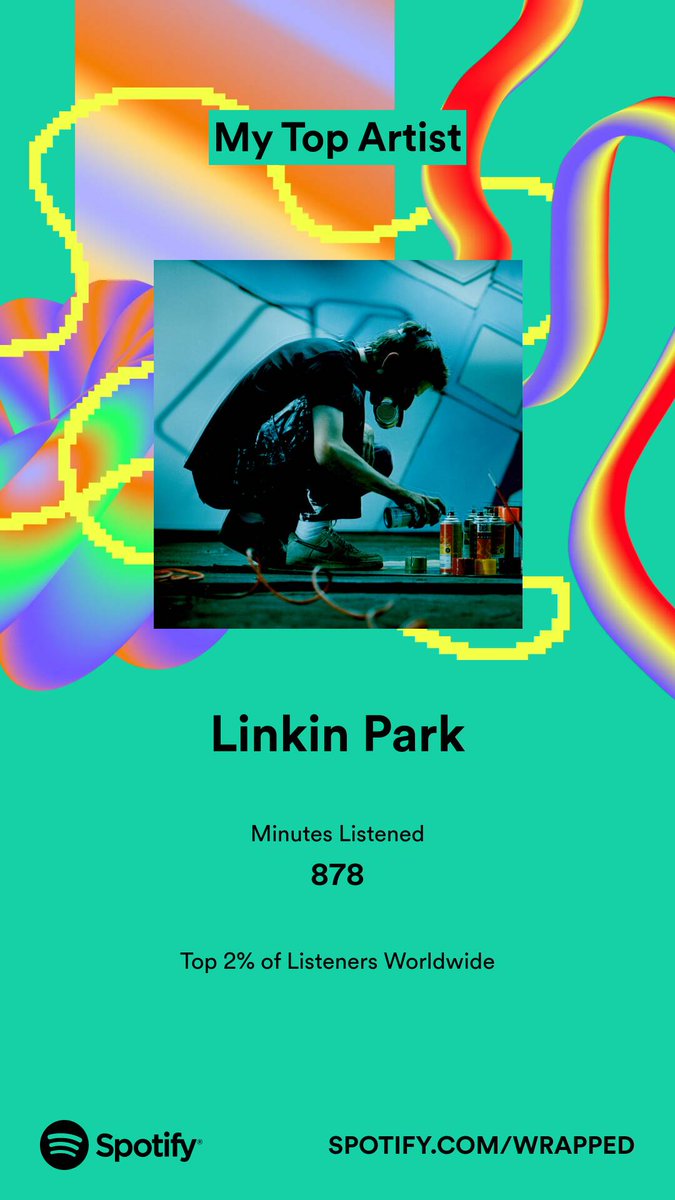 AlHasanSony's tweet photo. Giving thanks to @linkinpark for all the music. This year I couldn’t stop listening to Resolution. #SpotifyWrapped  https://t.co/TNvpwB5bN3 https://t.co/ya5Khkq28Q