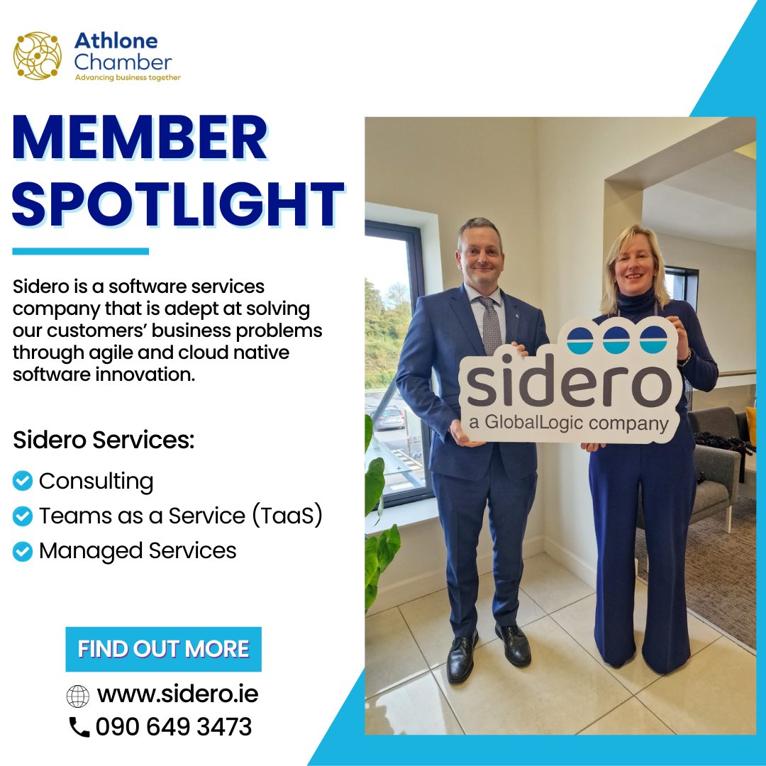 Sidero, a GlobalLogic Company, is focused on enabling businesses to adapt and change faster than their competitors. We are an agile organisation with on-demand software teams, consulting services and managed services. For more info - sidero.ie