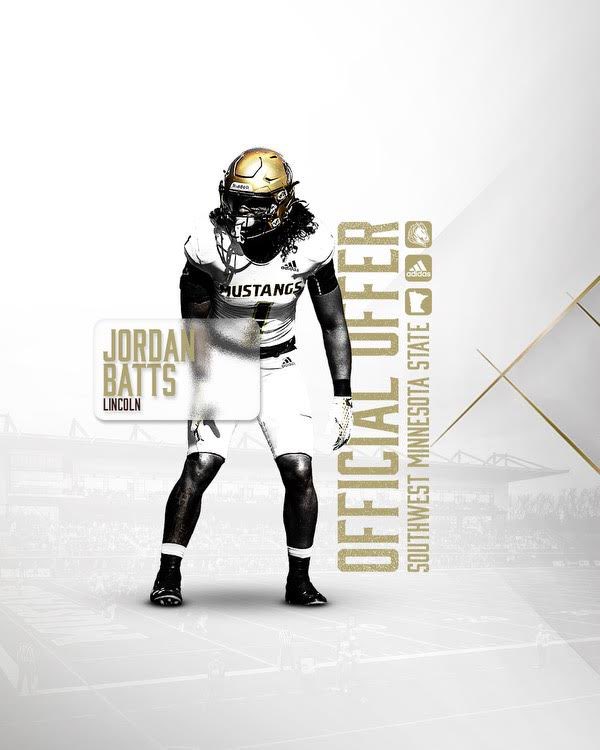 Jordan Batts (@jordanlbatts) on Twitter photo Blessed to receive my first offer of the transfer cycle to <a href="/SMSUfootball/">SMSU Football</a>!! Big thank you to <a href="/CoachBull16/">Levi Bullerman</a>! Blessed to receive my first offer of the transfer cycle to <a href="/SMSUfootball/">SMSU Football</a>!! Big thank you to <a href="/CoachBull16/">Levi Bullerman</a>!