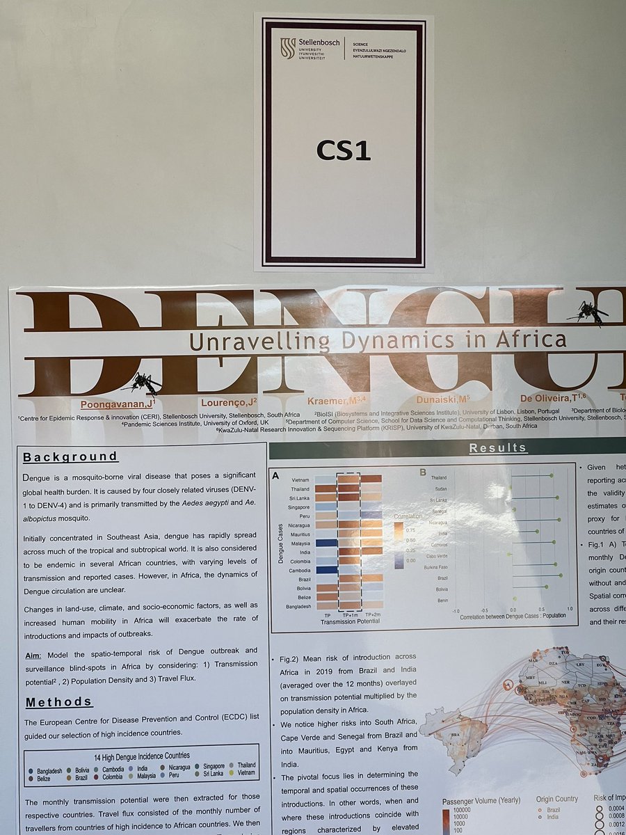 Faculty of Science 2nd annual PG research conference <a href="/StellenboschUni/">Stellenbosch University</a>! <a href="/NikitaSitharam/">Nikita Sitharam</a> presenting her work on arboviral genomic visualisations, <a href="/DKTshiabuila/">Derek Tshiabuila</a> showcasing viral recombination of HIV, HBV &amp; HCV and <a href="/graemedor/">Graeme Dor 🇿🇦</a> on #Dengue in Africa.