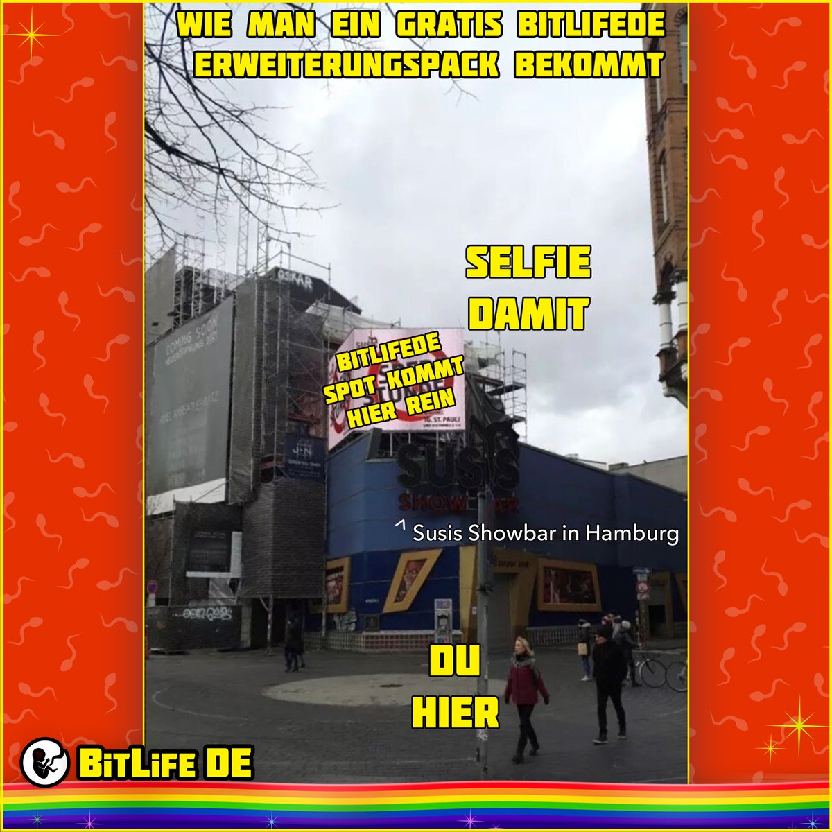 BitLife_DE's tweet photo. So einfach kann es sein, meine lieben Bitizens
#BitLifeDE #Hamburg #SusisShowbar https://t.co/dRVycnY8qk