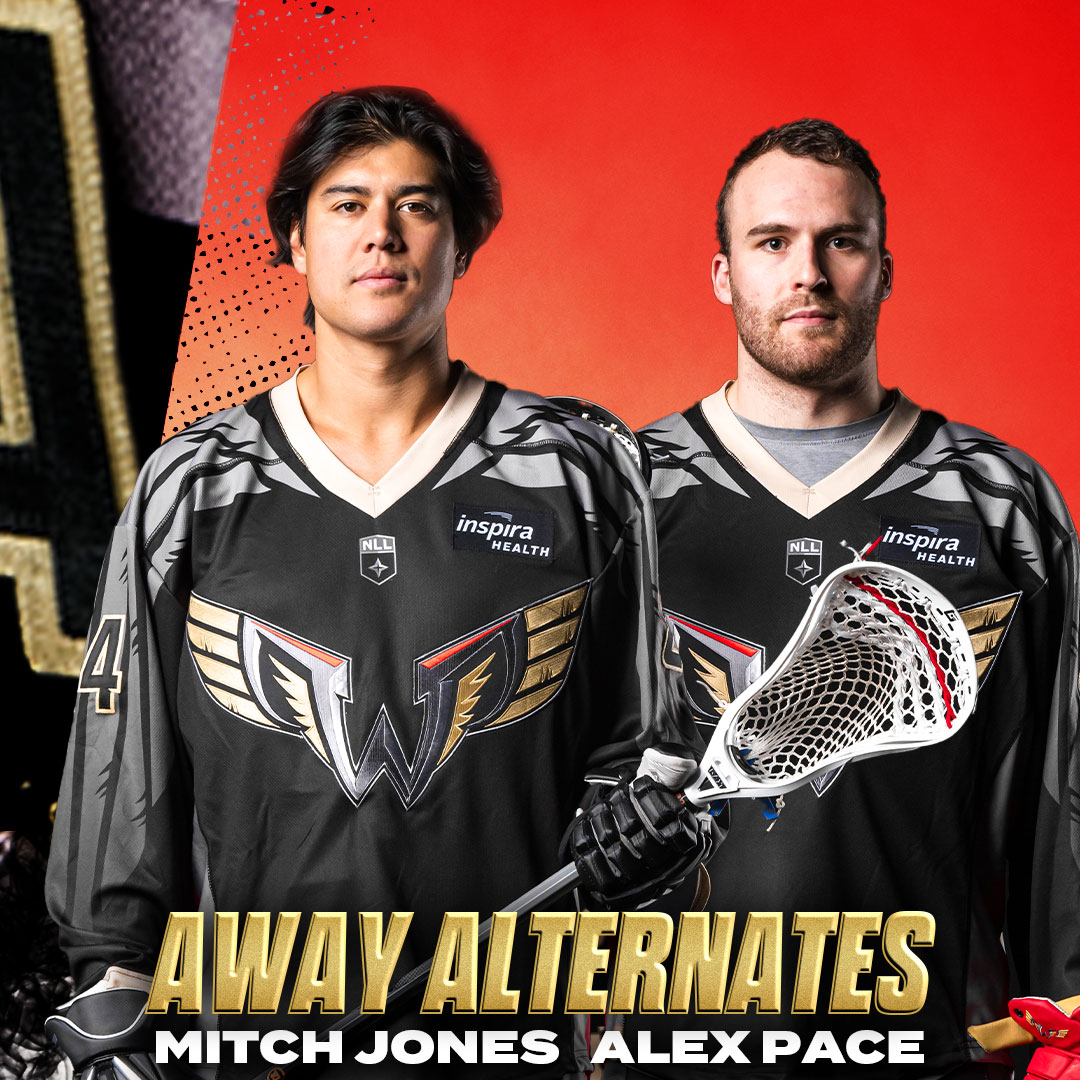 Leading the way on and off the floor🔥

Captain: <a href="/BRiorden10/">Blaze Riorden</a> 
Alternate (Home): Ian Llord
Alternate (Home): <a href="/BenMc90/">Ben McIntosh</a> 
Alternate (Away)): <a href="/MitchJones74/">Mitch Jones</a> 
Alternate (Away): <a href="/Apace125/">Alex Pace</a> 

#WingsLax