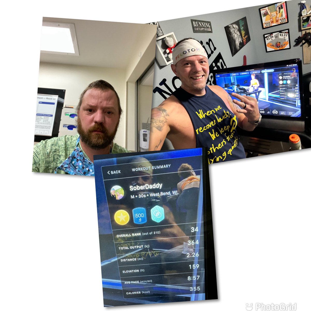 soberdaddy2's tweet photo. Wake up 3 years sober ✅ 
20-minute HIIT run for #500 ✅ 
Shoutout from Jess Sims - Peloton ✅ 
PR ✅ 

#TeamBeaudry
#Family
#SoberDaddy
#FixYouFirst
#RecoveryPosse 

#FromThatToTHIS https://t.co/T1kTzzEIcq