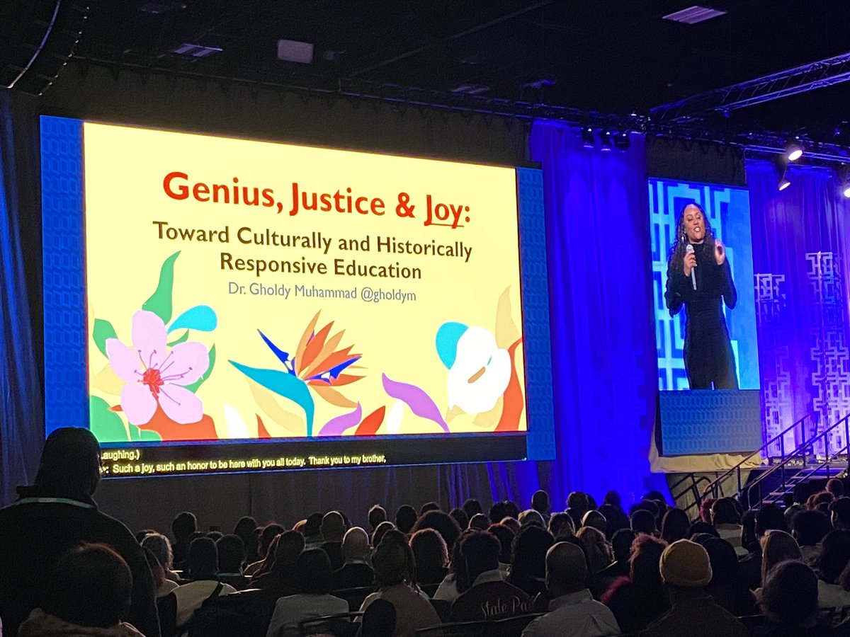 Stop by the PoCC On Air studio at 11:30 today to watch us chat with <a href="/GholdyM/">Gholdy Muhammad</a> about her work, her journey, opening session keynote. #NAISPoCC