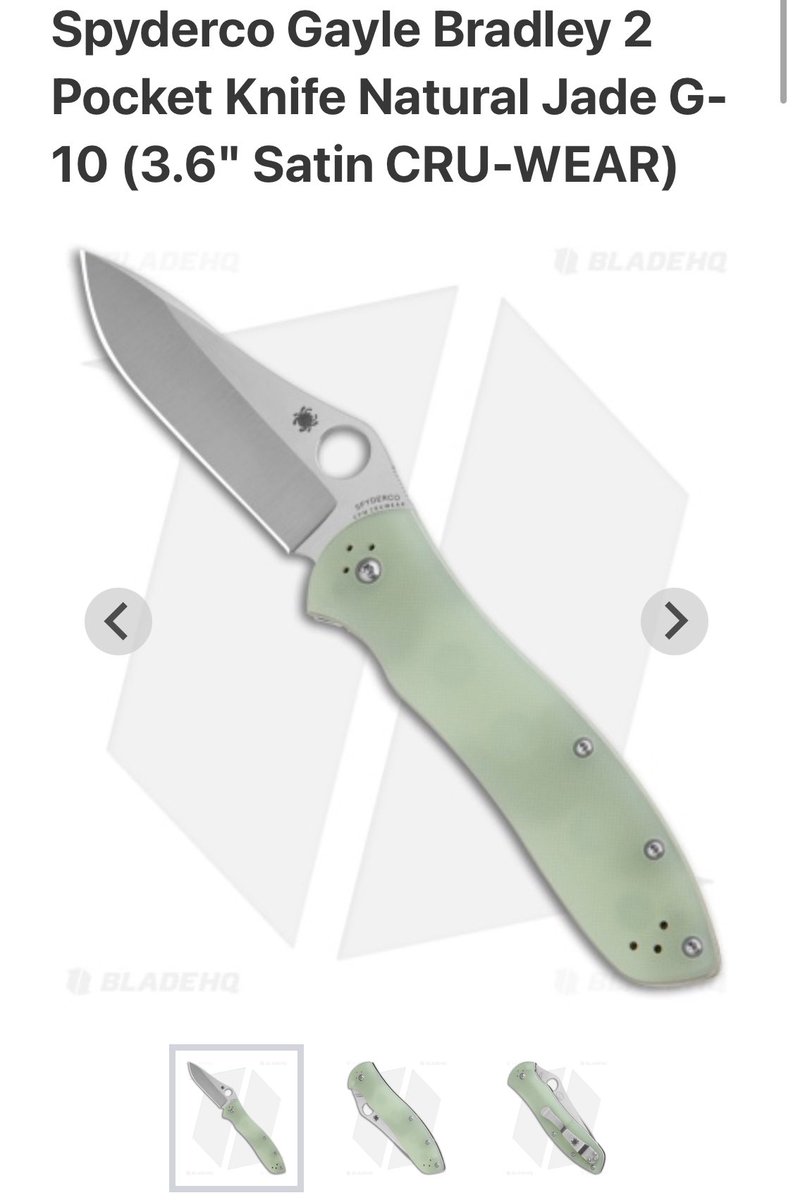 MiguelEDC's tweet photo. https://t.co/WVK67k35kl
Spyderco Gayle Bradley 2 in CRU-WEAR! #migueledc #knifelife #pocketdump #edccommunity #knives #edcgear #knifenut #knifepics #knifecollection #foldingknife #knivesofig #knifecommunity #pocketknives #knifefanatics #knivesofinstagram #bestedc #victorinox https://t.co/8d6nQBfMsW