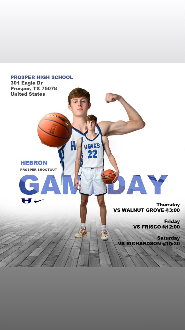 Hebron High School Boys Basketball (@hebronhawksbb) on Twitter photo Back @ it with 3 games in the
Prosper Shootout‼️
<a href="/WGHS_bball/">Walnut Grove High School Basketball</a>
<a href="/FHSRaccoons/">Frisco High School</a>
<a href="/RHS_BoysBB/">RHS Boys Basketball</a>
#ItsJustWork
<a href="/Hebron_HS/">Hebron High School</a> <a href="/LISDsports/">Lewisville ISD Athletics</a> <a href="/TexasHoopsGASO/">TexasHoops/GASO 🔗</a> <a href="/Tabchoops/">𝙏𝘼𝘽𝘾🏀📋</a> <a href="/hoopinsider/">Hoopinsider</a> <a href="/CSmithBball/">Craig Smith</a> <a href="/iFilmHoopers/">Michael Timmins</a> Back @ it with 3 games in the
Prosper Shootout‼️
<a href="/WGHS_bball/">Walnut Grove High School Basketball</a>
<a href="/FHSRaccoons/">Frisco High School</a>
<a href="/RHS_BoysBB/">RHS Boys Basketball</a>
#ItsJustWork
<a href="/Hebron_HS/">Hebron High School</a> <a href="/LISDsports/">Lewisville ISD Athletics</a> <a href="/TexasHoopsGASO/">TexasHoops/GASO 🔗</a> <a href="/Tabchoops/">𝙏𝘼𝘽𝘾🏀📋</a> <a href="/hoopinsider/">Hoopinsider</a> <a href="/CSmithBball/">Craig Smith</a> <a href="/iFilmHoopers/">Michael Timmins</a>