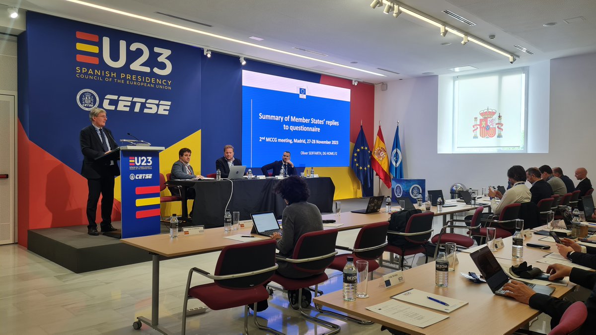 ¡Hola, España! 👋🇪🇸

🇪🇺 EU experts met in Madrid to discuss the establishment of a resilient EU Critical Communication System to allow for secure and reliable communication across borders for law enforcement and emergency services.

📸@eu2023es #securityEU