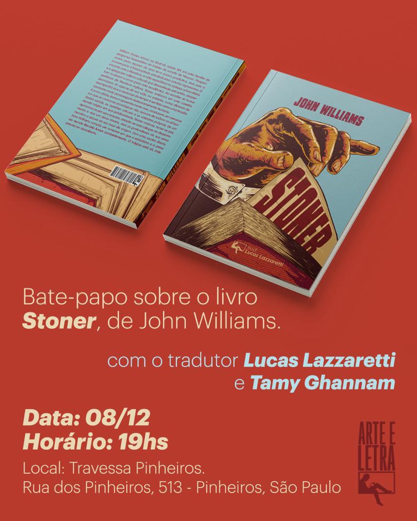 Pessoas de São Paulo: semana que vem estarei aí para uma conversa com a @LiteraTamy sobre o Stoner. Apareçam lá!