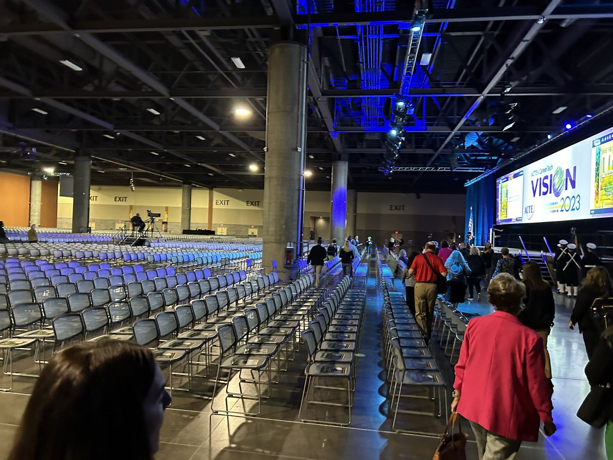 BusEdCrev's tweet image. Calm before the storm @actecareertech #Vision2023 #BusEdu