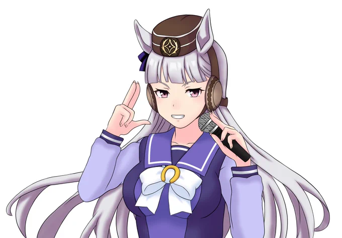 マイクパフォーマンスするゴルシ。 #ウマ娘  #ゴールドシップ