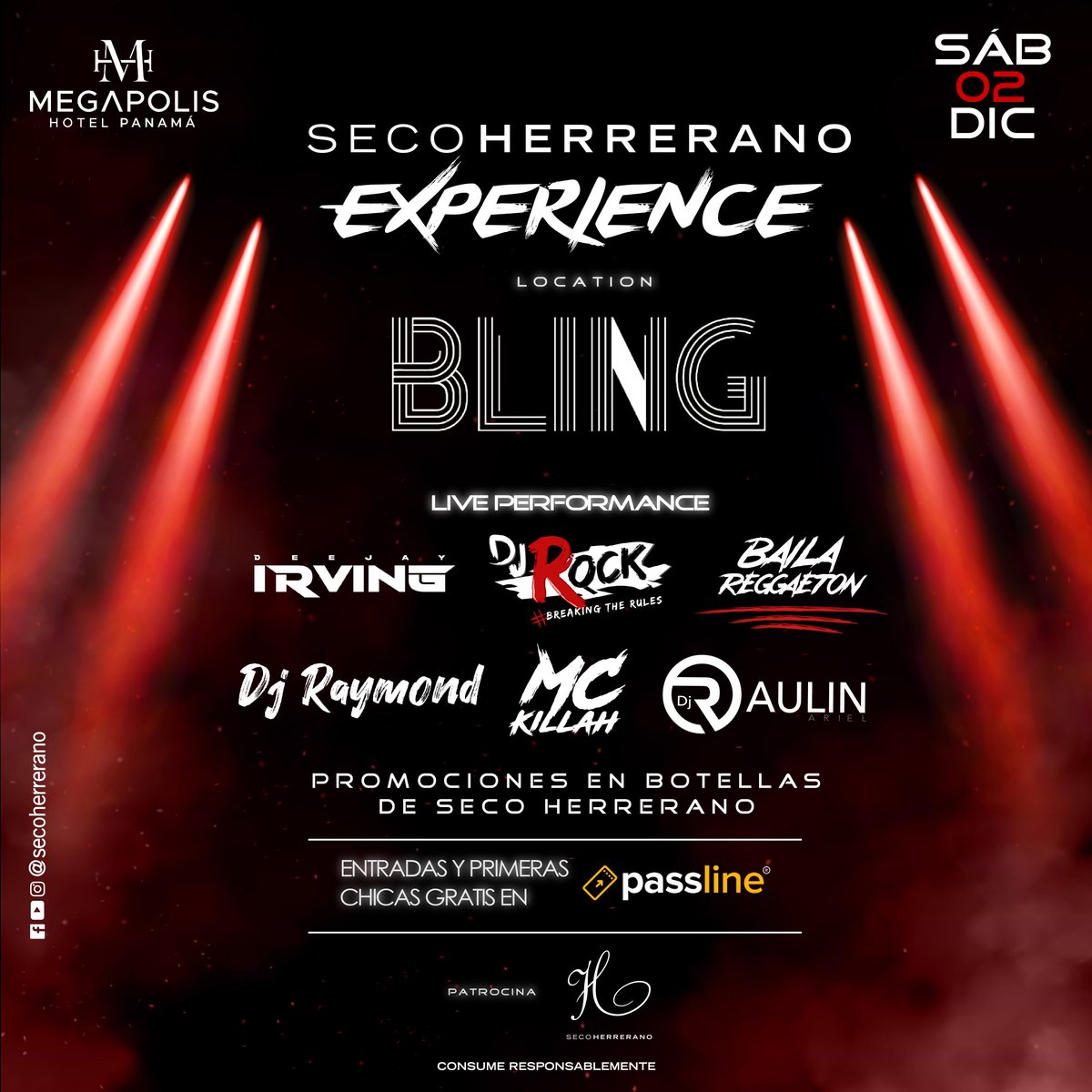 𝐄𝐬𝐭𝐞 𝐬𝐚𝐛𝐚𝐝𝐨 𝟐 𝐝𝐞 𝐃𝐢c 𝐯𝐢𝐯𝐞 𝐞𝐥 <a href="/secoherrerano/">SANDRA ARANA</a> 𝐄𝐗𝐏𝐄𝐑𝐈𝐄𝐍𝐂𝐄 𝐞𝐧 @blingclub.pa 𝐋𝐚𝐬 𝐏𝐫𝐢𝐦𝐞𝐫𝐚𝐬 𝐂𝐡𝐢𝐜𝐚𝐬 𝐬𝐨𝐧 𝐆𝐑𝐀𝐓𝐈𝐒 𝐚 𝐭𝐫𝐚𝐯é𝐬 𝐝𝐞 @passline.pa
𝐏𝐫𝐨𝐦𝐨𝐜𝐢𝐨𝐧𝐞𝐬 𝐞𝐧 𝐛𝐨𝐭𝐞𝐥𝐥𝐚𝐬 𝐝𝐞 𝐒𝐞𝐜𝐨 𝐇𝐞𝐫𝐫𝐞𝐫𝐚𝐧𝐨