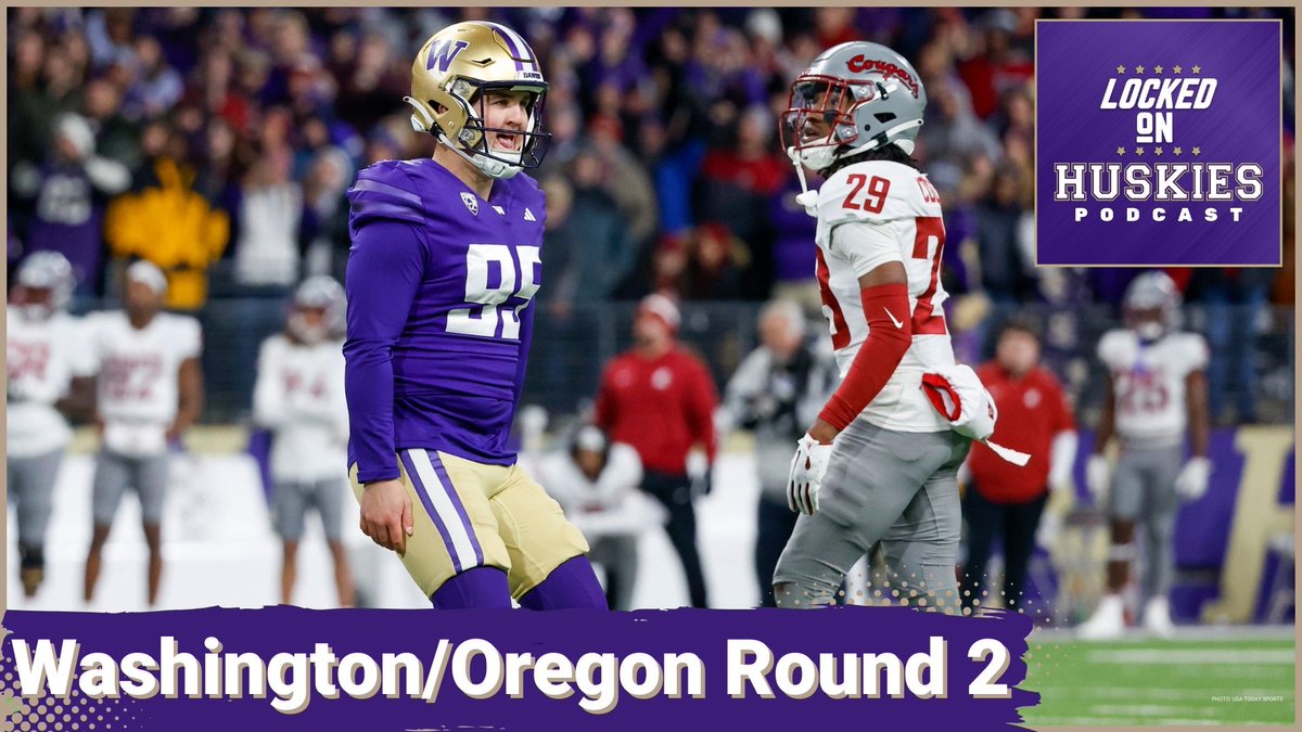 It's a crossover! Ahead of the Pac-12 Championship game, you know @LarsHanson and I had to get together with our good friend @Smalls_55 to break down round 2 between Washington and Oregon. Check it out right here!
Audio: link.chtbl.com/LOHuskies
Video:  youtube.com/watch?v=kjGgC-…