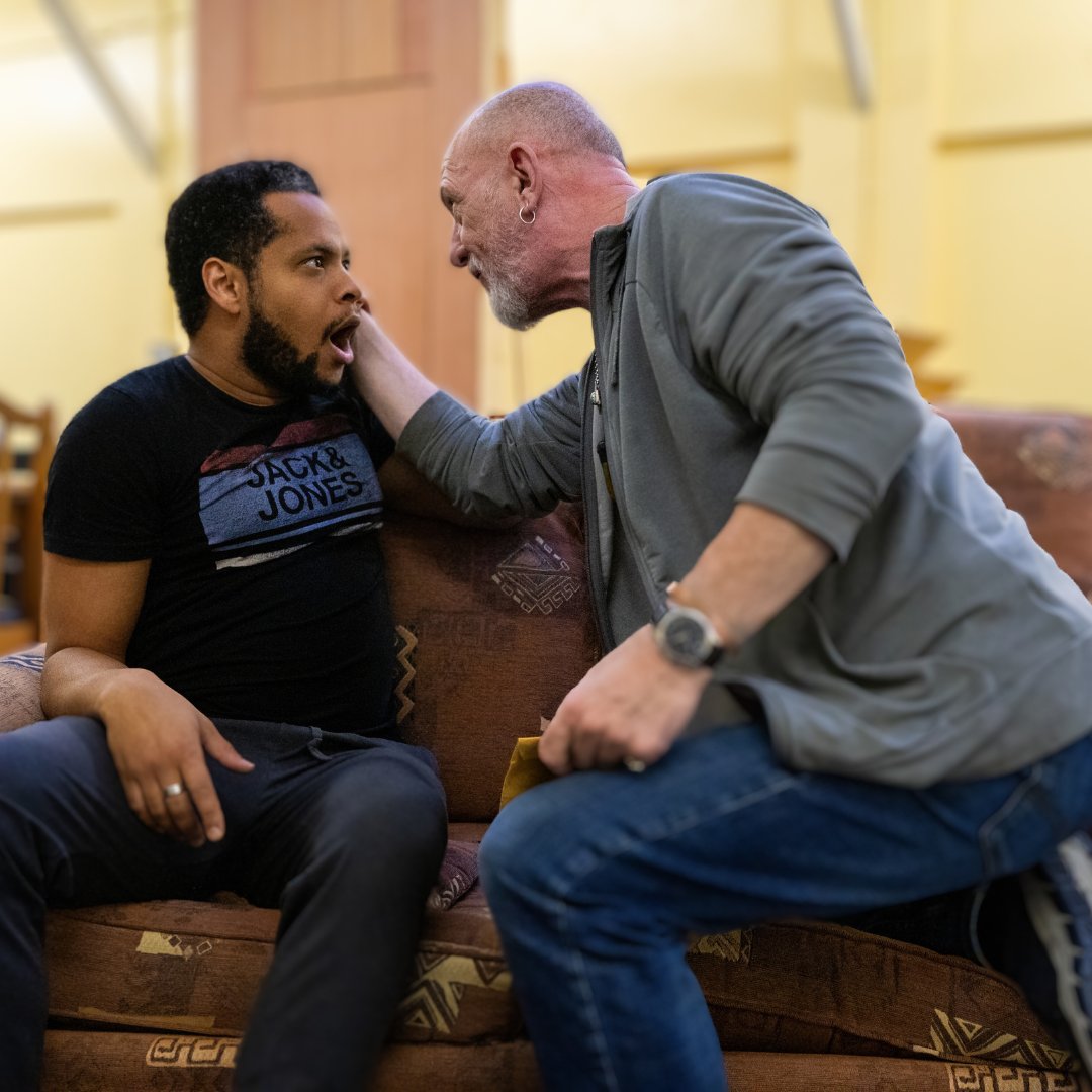smockalley's tweet photo. Catch a first Glimpse at Kwaku Fortune and Liam Carney deep in rehearsal for @OnceOffHQ and @smockalley's upcoming production of Rory Nolan's savage new dark romantic comedy "You Belong To Me"!

6 - 21 Dec
€26 | €23 https://t.co/vE8iFBch4Y
