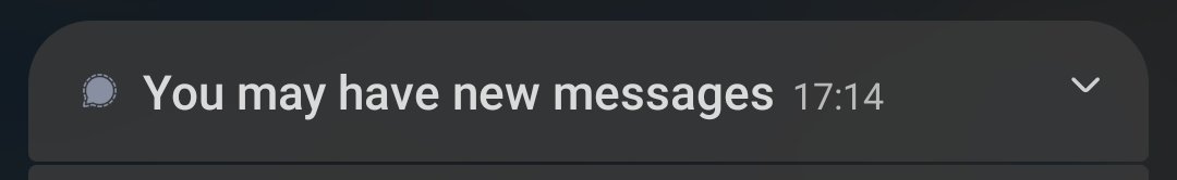 nikosgeorg's tweet photo. @signalapp is not sure if I have messages.
Is this a trap or something? 😂 https://t.co/bniw3RRijP