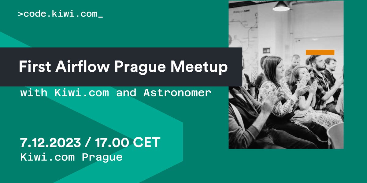 📣Join us for the very first Airflow Prague Meetup! Whether you're new to your Airflow journey, a seasoned vet, or a data practitioner looking to connect with folks in your space, stop by for a chat🎟️ meetup.com/prague-airflow…