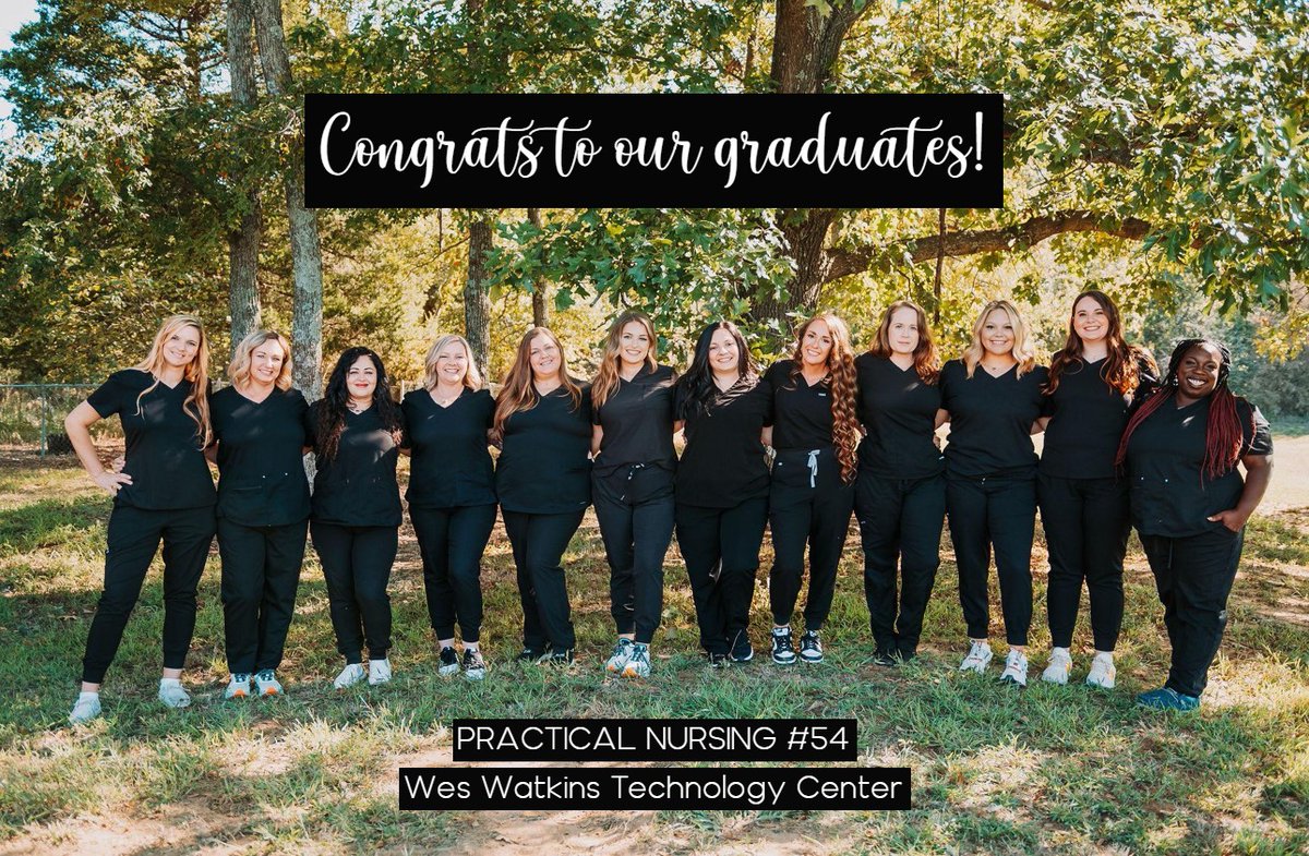 WesWatkinsTech's tweet photo. Congratulations to the Practical Nursing #54 class! We are so happy for each of you and can’t wait to see the amazing things you do in your healthcare careers! #ALLin #wwtc https://t.co/iHlDfrZ6AZ