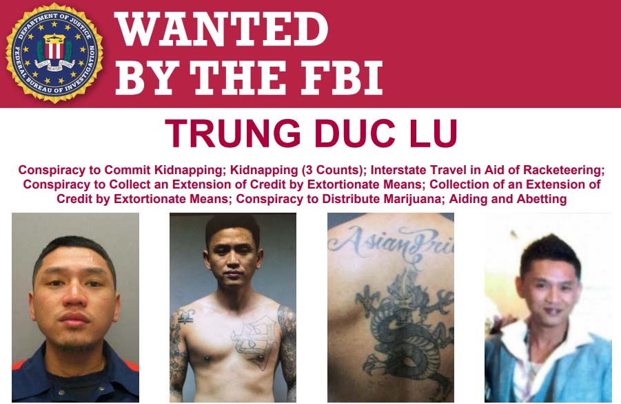 The #FBI offers a reward of up to $50,000 for information leading directly to the arrest of Trung Duc Lu, wanted in connection with the August 2014 torture, kidnapping, and murder of two Vietnamese brothers in Philadelphia, Pennsylvania: fbi.gov/wanted/additio…