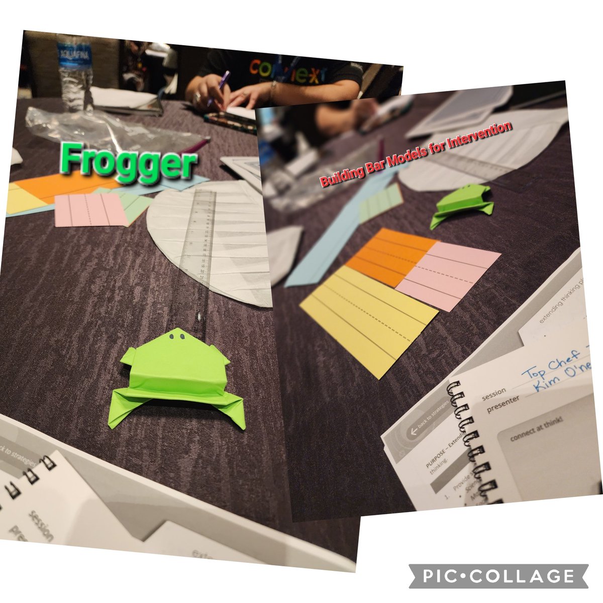 SuperD_Cooper's tweet photo. Cooking up some good strategies with Top Chef Kim O'Neal @lead4ward #think123 #thinkconnext https://t.co/YqgMCqGyoS