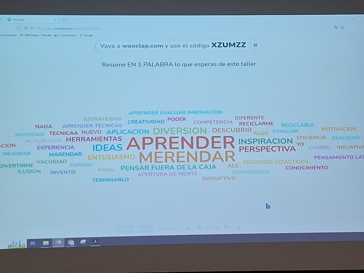 <a href="/CIFICEunizar/">CIFICE Universidad de Zaragoza</a>
¿Qué esperamos del taller?
Hay gente que ha bebido a merendar