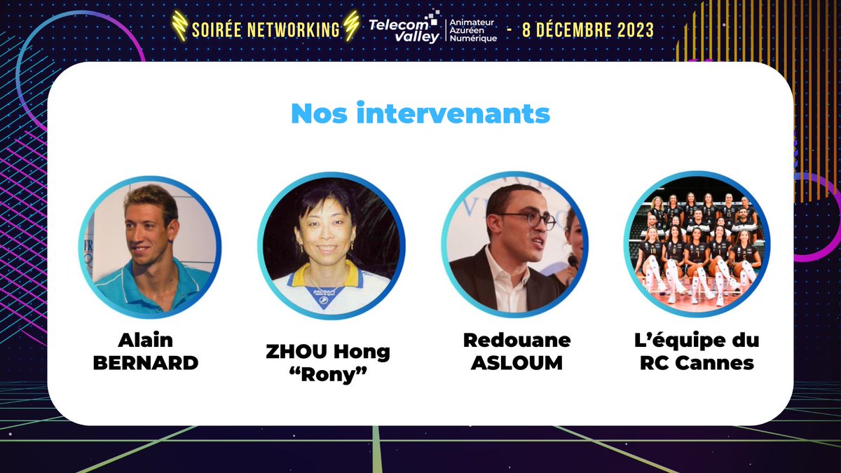 TelecomValley's tweet image. J -4 avant notre Soirée networking de fin d&apos;année ! Découvrez nos invités intervenants et les partenaires qui soutiennent cet événement⬇️
telecom-valley.fr/8-decembre-202…