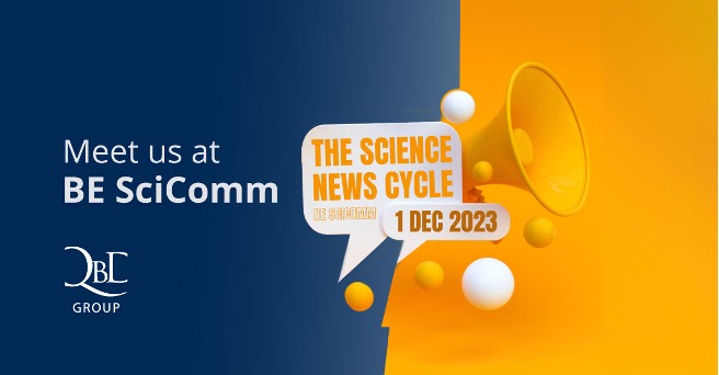 QbD_BC's tweet photo. Kristoff, Wouter, Mara, Emma, Jef, and Liesbeth will be at @BelgianScicomm tomorrow! Come and meet us to talk all things #sciencecommunication 🤗
 
Be sure to attend the talk on “What will it take to lift science reporting to the next level?” at 15h30 💬 featuring Liesbeth! https://t.co/D26pF4ke8S
