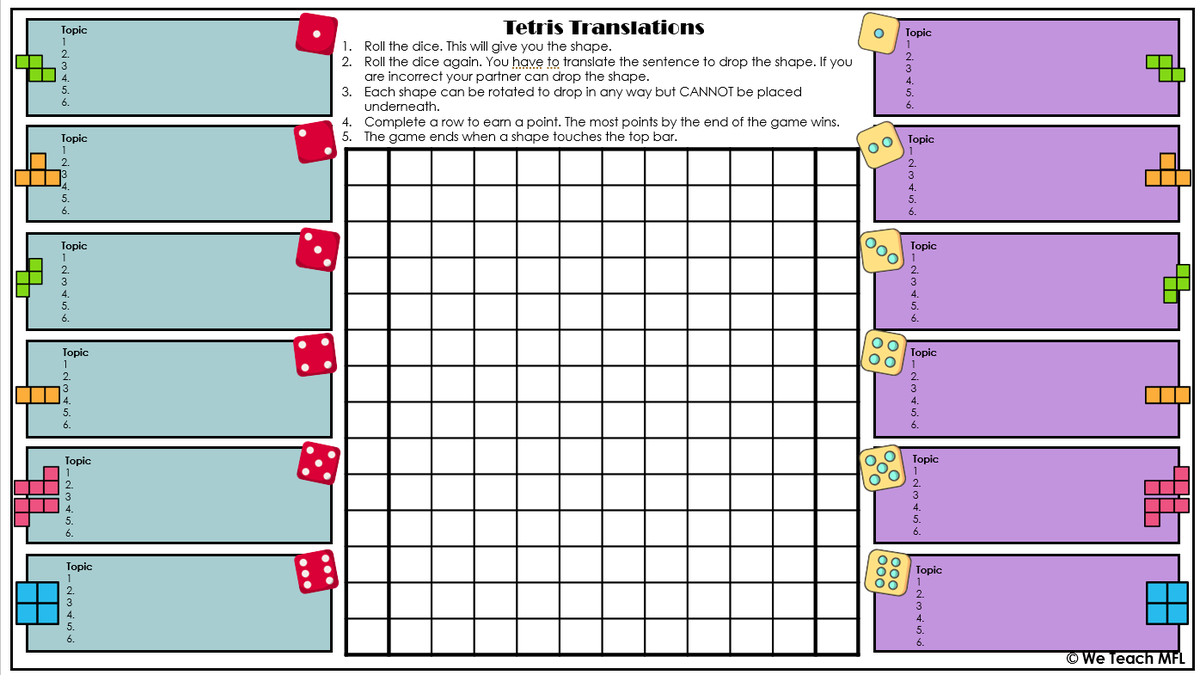 weteachMFL's tweet photo. We absolutely love 😍 this idea from @MissIrwin_ML So we've made a template available for you to download for FREE here 👇 Scroll to the bottom of the page.
https://t.co/DFbTZVWuQt
#mfltwitterati https://t.co/8qZphEGzhH