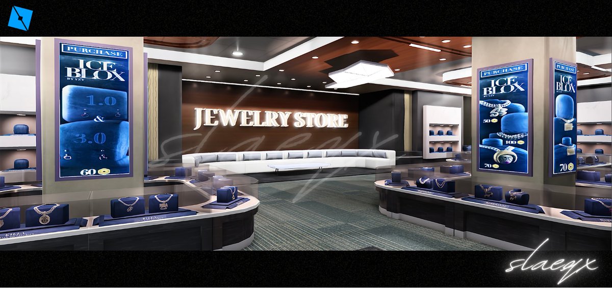 Slaeqx's tweet photo. 🔥💸Jewelry Store for @Round2NYC . It's my honor 

I KNOW ive been inactive for awhile...This is something to compensate. ill try to post more once i have time. Likes and retweets please !!

Im also looking for job, dm me <3
#roblox #robloxdevs #robloxstudio #robloxart #forhire https://t.co/oFvGOzA0z6