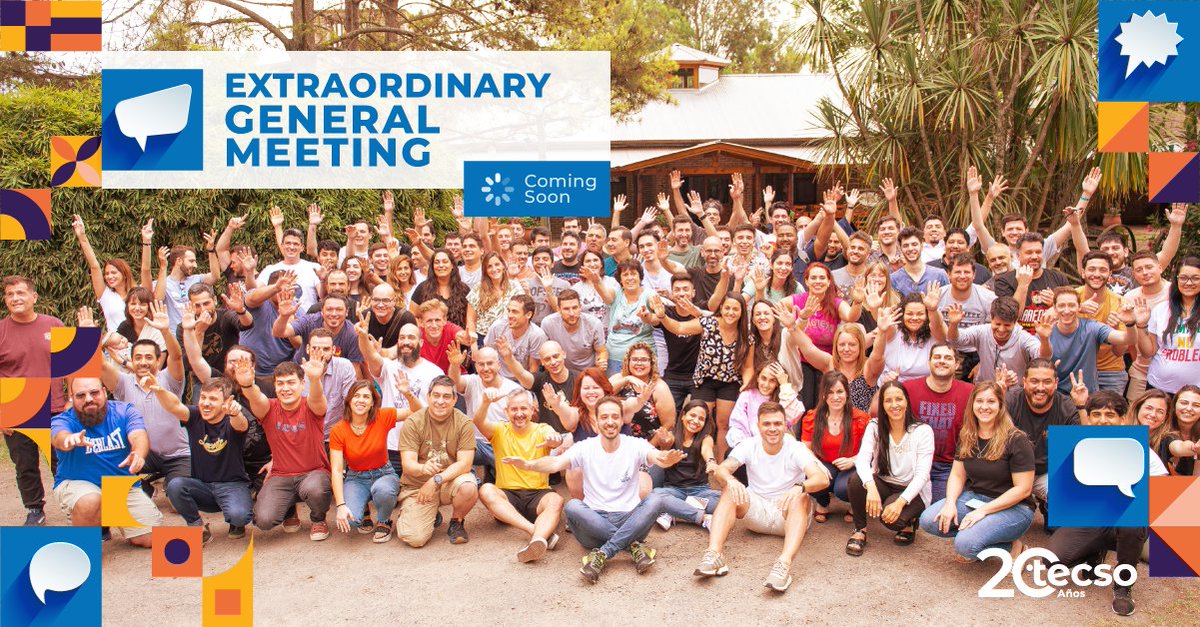 tecsocoop's tweet photo. ¡Coming Soon! 🔥⏳ Este sábado 2/12, la familia tecseana estará presente en el @PoloTecRos, dónde realizaremos nuestra #AsambleaExtraordinaria
Un momento para analizar nuestros indicadores, proyectos y objetivos para lo que se viene
Somos #tecso. Somos #InnovaciónCooperativa https://t.co/Owl2rCUlX4