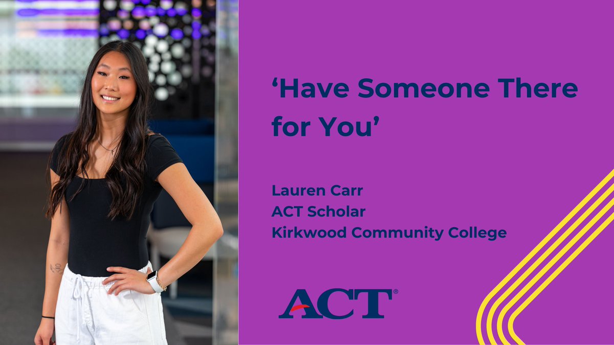 Lauren Carr is an ACT Scholar and @KirkwoodCC student studying to be a dental assistant. Her passion for dental assisting is embedded in her belief that a beautiful smile can brighten anyone’s day. Learn more about her college-going journey and goals: bit.ly/47Tu9aC