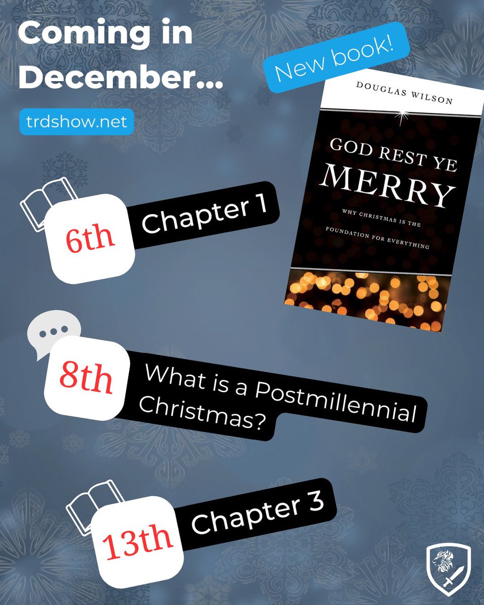 real_trdshow's tweet image. Tomorrow marks the first day of December, so naturally we’ve got a brand new calendar for you! 😄🎄#christmas #postmill #christisking