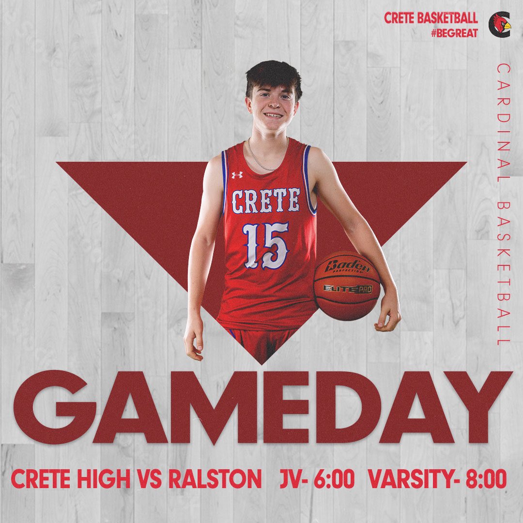🚨Season Opener vs Ralson🚨

🗓 11.30.23

⏰ JV - 6:00 Varsity- 8:00

📍 Crete High School

Pack the house tonight as we tip off our season at home‼️ #BeGreat