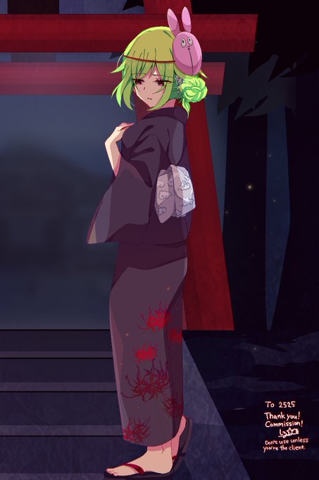 「hair bun yukata」 illustration images(Latest)