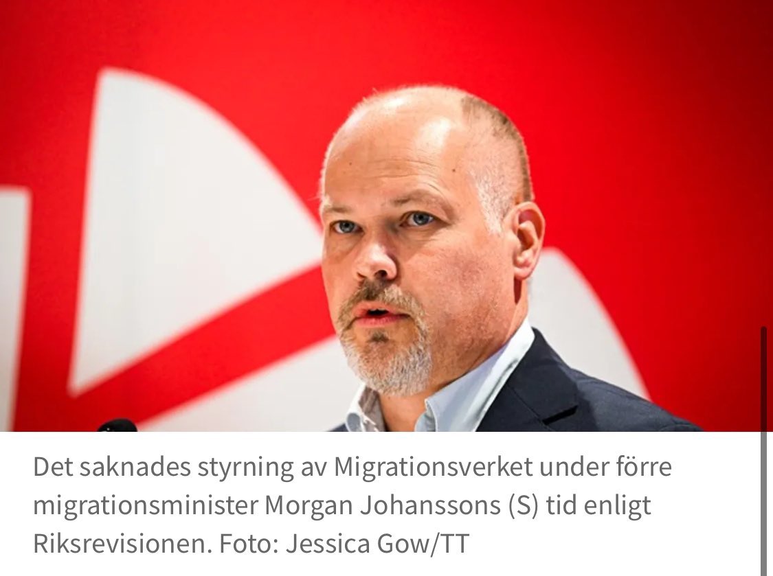 Bildtexten Morgan Johansson inte vill att någon ska läsa. Låt oss se till att det blir tvärtom. Ska vi?