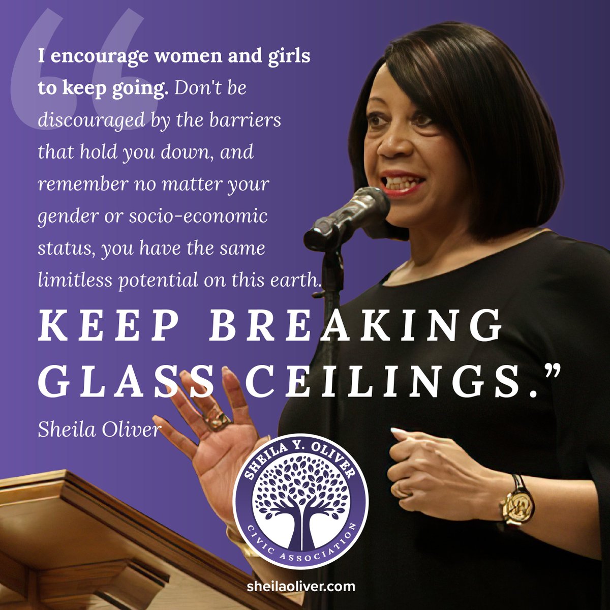 LtGovOliver's tweet photo. Lieutenant Governor Oliver’s legacy will live on through the Sheila Y. Oliver Civic Association – creating pathways for young women to pursue careers in government, public policy, and community organizing.
Follow the work of the Foundation here: @sheilayoliver https://t.co/69jzRACkO7