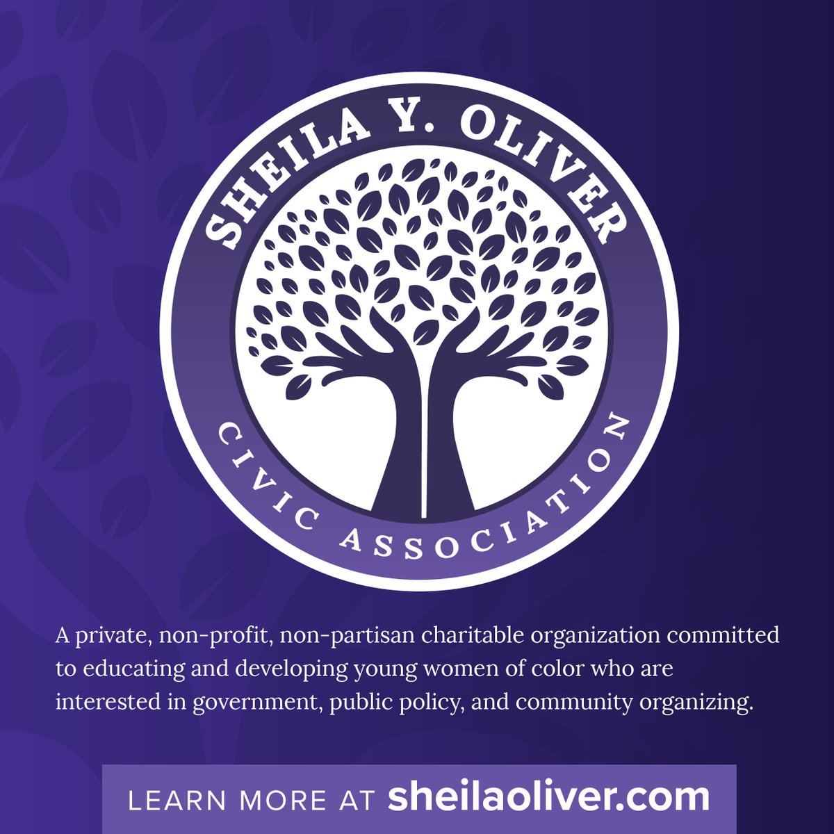 Lieutenant Governor Oliver’s legacy will live on through the Sheila Y. Oliver Civic Association – creating pathways for young women to pursue careers in government, public policy, and community organizing. Follow the work of the Foundation here: @sheilayoliver
