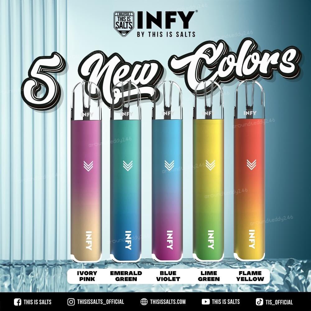 charmingrelx's tweet photo. เครื่อง INFY SERIES 💐
 พร้อมส่งทุกสี📍
  รุ่นนี้สูบแล้วมีไฟตรงท้าย

✅ Battery : 400 mAh
เครื่องเปล่า 840 ฿ ส่งฟรี
พร้อมสูบ1หัว 940 ฿ ส่งฟรี🍳

#infy #relx #RELX #Relxthailand #relxราคาถูก #relxพร้อมส่ง #พอตrelx #infyseries #พอตราคาถูก https://t.co/ZqjS77eGye