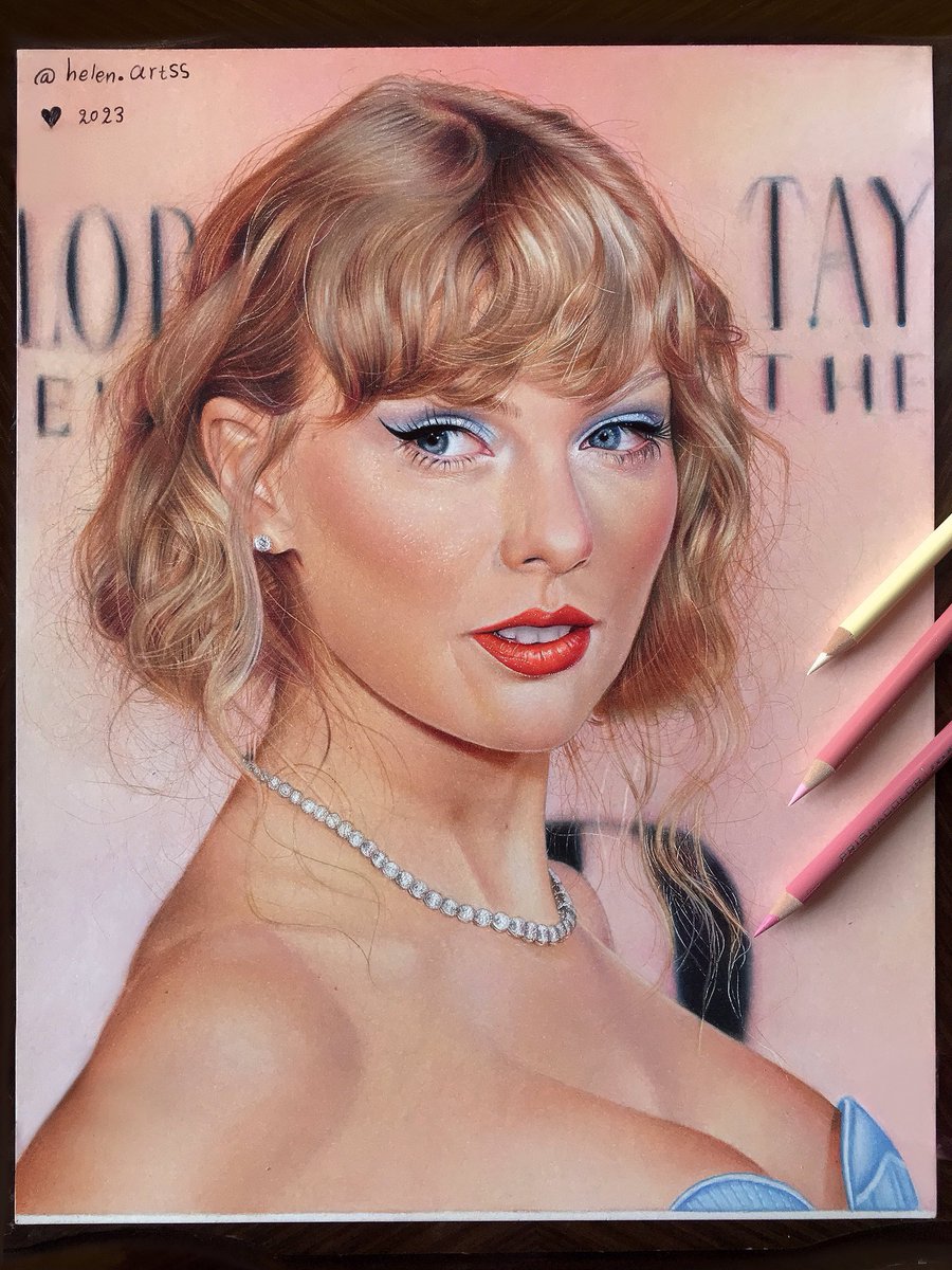 New ort of 🩵 <a href="/taylorswift13/">Taylor Swift</a> 🩵🥹🤍 by helen.artss tag her 🩵🩵 #taylorswift1989 #taylornation #TaylorsVersion #TaylorSwift #taylorswiftdrawing #TaylorSwiftfanart #helenartss #helenkhan #prismacolor