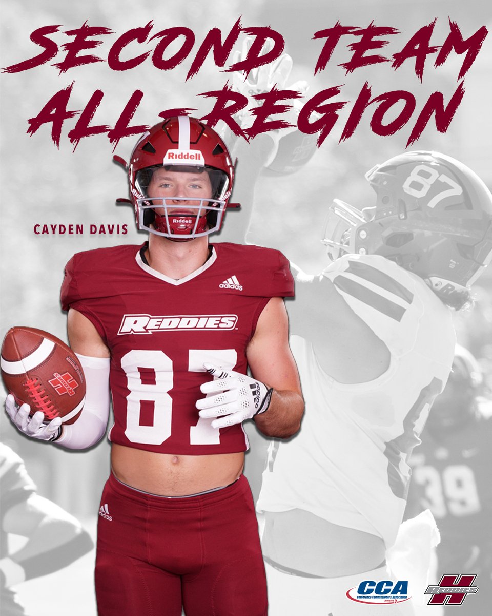 Not bad for a first year starter! 😎 Congratulations to tight end Cayden Davis on being named to the 2023 @d2cca All-Super Region 3 Team! 🔗 - bit.ly/3R0QvAb #CodeRed