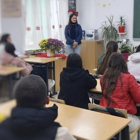 DifferentEqual2's tweet photo. #16daysofactivism against gender-based violence. Info session about gender based violence and all forms of violence, where to report the violence and the support services provided. This activity was organized by D&amp;E in collaboration with @bashkiakamez @unwomenalbania https://t.co/uJIwlvr0Av