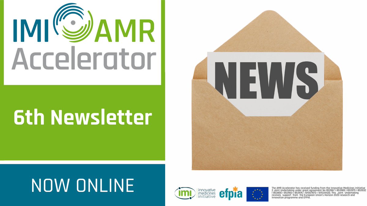 Included in our last newsletter ⬇️ 💊1st Phase-2 clinical trials 🤝 global collaboration to improved in vivo #antibiotics testing 🛠️new resources to facilitate academia-industry collaboration in PPPs & provide clarity on the AMR burden in Europe ➕& more: sh1.sendinblue.com/ai2kcges1xpfe.…