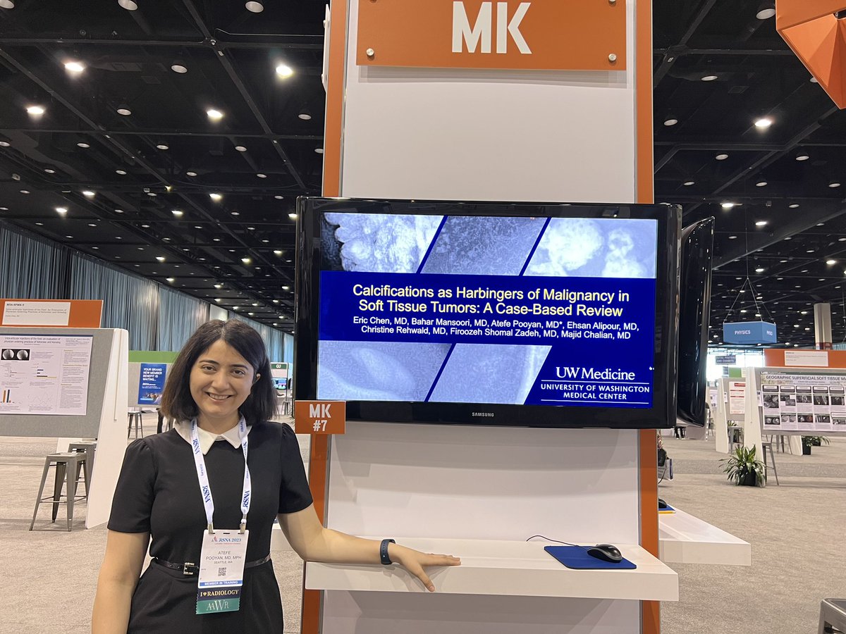 Atefe Pooyan (@atefepooyan) on Twitter photo I am honored to have received the Cum Laude award for my educational exhibit on “Calcifications as harbingers of malignancy”. #RSNA23
Many thanks to my mentor <a href="/MajidChalian/">Majid Chalian</a> and my wonderful teammates Dr. Eric Chen, <a href="/Arash_Azhideh/">Arash Azhideh</a> and <a href="/DrEhsanAlipour/">Ehsan Alipour</a> at <a href="/UWRadiology/">UW Radiology</a> I am honored to have received the Cum Laude award for my educational exhibit on “Calcifications as harbingers of malignancy”. #RSNA23
Many thanks to my mentor <a href="/MajidChalian/">Majid Chalian</a> and my wonderful teammates Dr. Eric Chen, <a href="/Arash_Azhideh/">Arash Azhideh</a> and <a href="/DrEhsanAlipour/">Ehsan Alipour</a> at <a href="/UWRadiology/">UW Radiology</a>