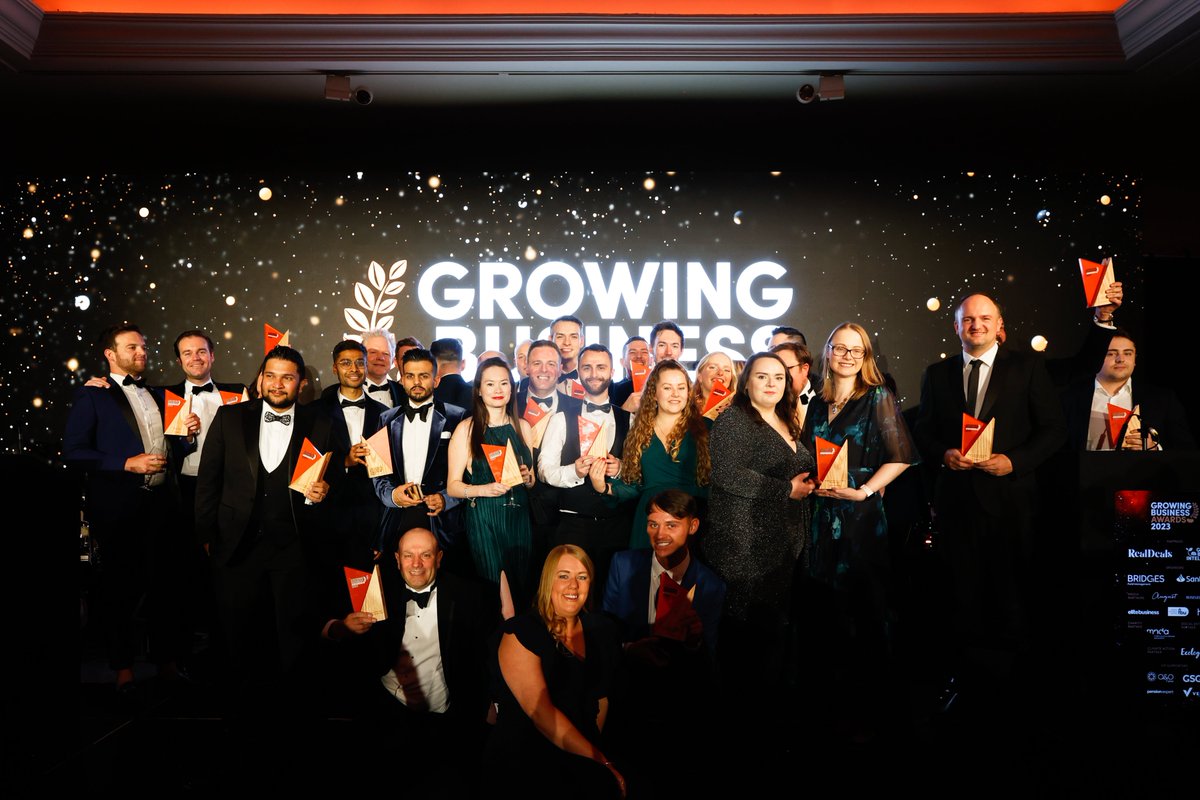 A fab night at the #GrowingBusinessAwards celebrating this year's rising stars!🌱✨ Congrats to all finalists - particularly those shortlisted for our Positive Impact Award (showcasing impressive commercial & impact performance) and winners, @CareHires.👏 Thanks @GrowingBizUK !